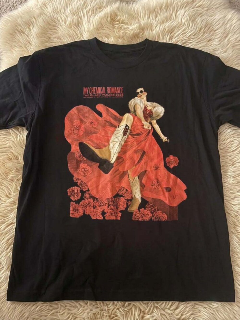 My Chemical Romance San Antonio Exclusives T-shirt Reprint